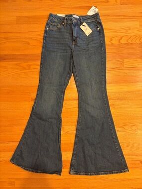 Forever 21 Dark Blue Flare Jeans